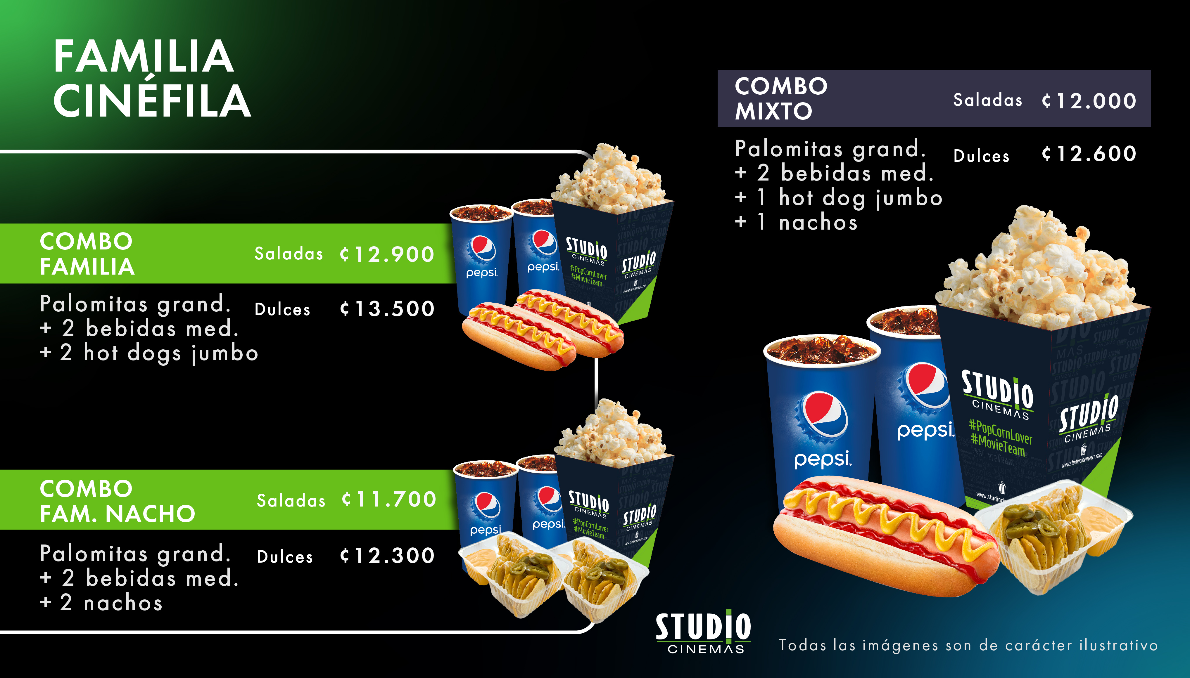 Combo Pizza Studio Cinemas